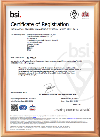 ISO/IEC 27001：信息安全管理体系